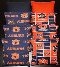 AUBURN University TIGERS CORNHOLE BEAN BAGS 8 ACA Regulation Bags Top Quality 
