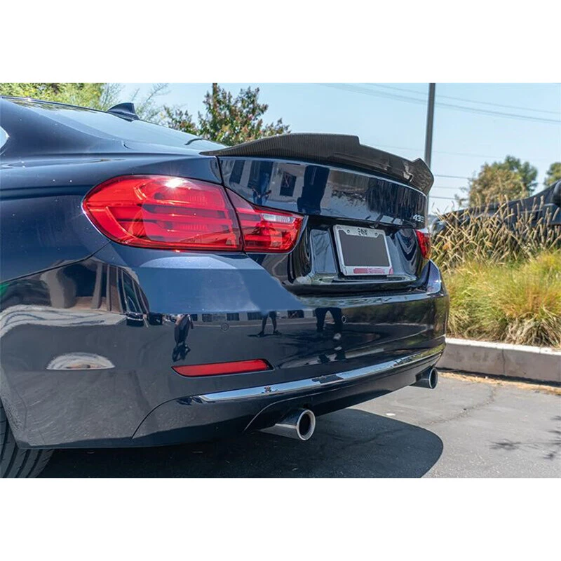 PSM Style Carbon Color Trunk Spoiler For BMW F36 428i 435i 440i Gran Coupe 14-18 - Image 2 of 4