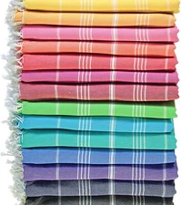 Beach Towels , Turkish Beach Towel 39 x 70 - Quick Dry Sand Free Lightweight 