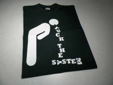 F$#! The system Anti Government Protest anonymous t shirt Tee