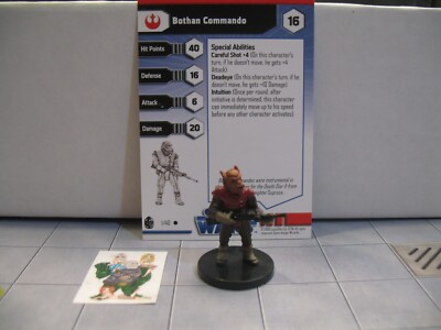 =Star Wars IMPERIAL ENTANGLEMENTS Bothan Commando 1/40 with card=