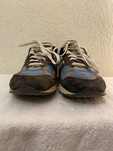 GUC New Balance Men Brown Blue Color Way 990v2 Made in USA Sneakers Size 11 - Picture 3 of 9