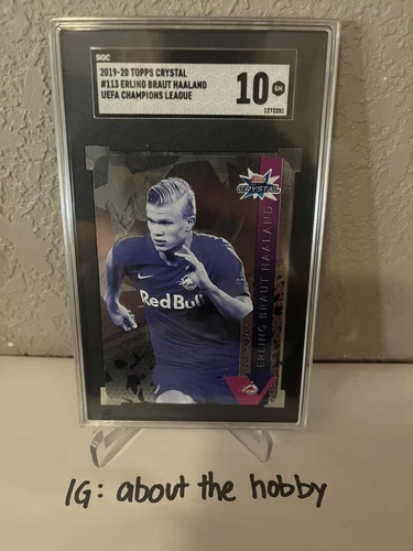 Erling Haaland 2019 Crystal Rookie SGC 10 Salzburg