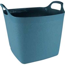 Square Flexi-Tub Bucket Garden/Home Storage 15L 25l & 40L Hardwearing Plastic