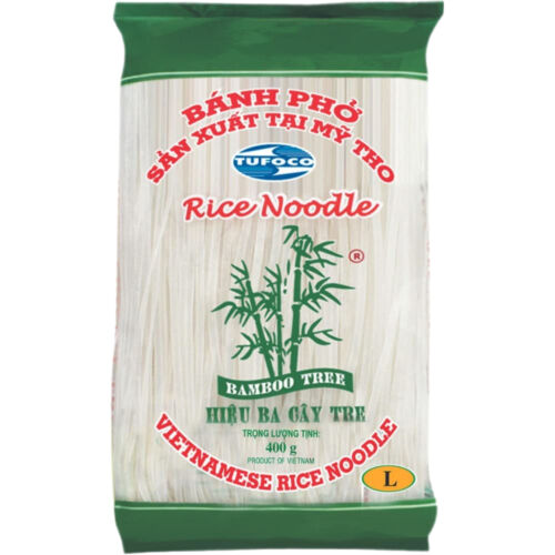 Bamboo Tree Rice Noddle 5 mm Vietnam Reisnudeln (1 x 400g Packung) - Bild 1 von 5
