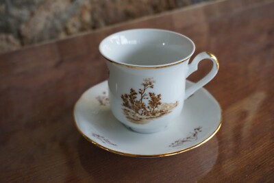 Kaffeetasse mit Untertasse Bohemia Mary Anne