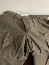 RED TAG SALE  Kirkland Signature NWT Men’s 40x30 Beige Dress Pants NICE Con