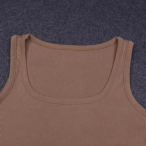 Ärmelloser Strick Body Street Mieder Sexy Bodycon Schulterfrei Neckholder Club Top - Bild 9 von 14