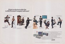 What's on the best-seller list in IBM Personal Computer software Ad 1983 NY