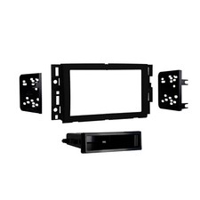 Metra 99-3321B Double DIN Matte Black Stereo Kit w/ Pocket for GM 2006-UP