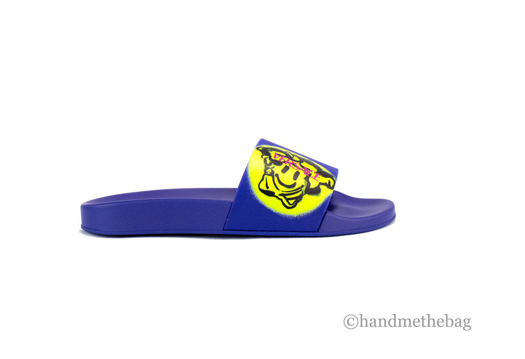 Versace Mens Gomma St. Medusa Smile Lapis Lazuli Lime Pool