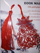 24 gold plated bookmark 