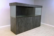 Large Fish Tank  and Cabinet, cover. 7 x 2 x 2 ft Aquarium, metal stand and lid