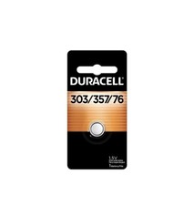 Duracell 303/357/76 Silver Oxide Button Battery 1 Pack