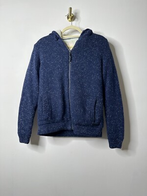 ESPRIT Blue Sherpa Lined Jacket Men's Small
