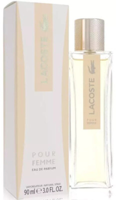 Lacoste Pour Femme Women 3.0 oz 90 ml Eau De Parfum Spray New In Box Sealed