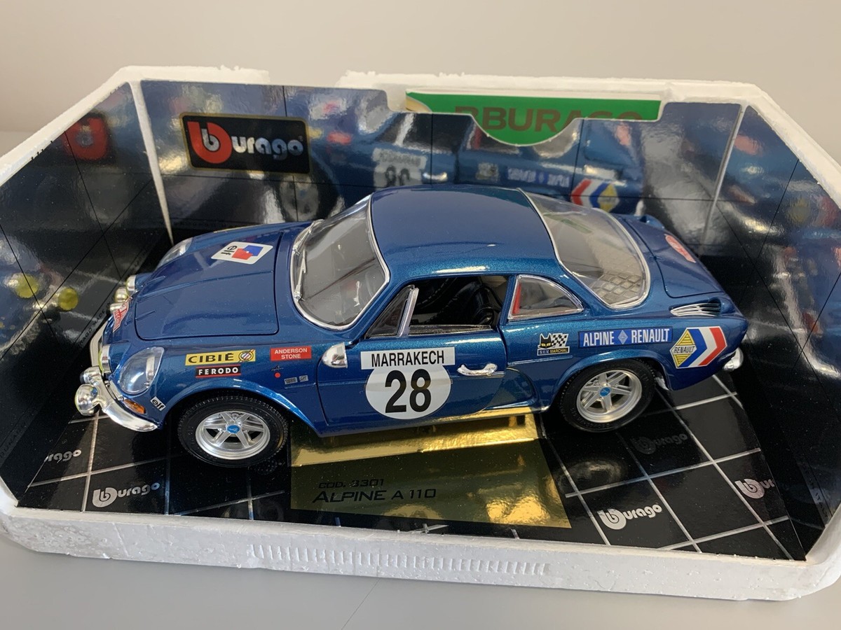 ALPINE A110 1600s RALLY MONTE CARLO 1971 Art. 3301 Bburago Gold