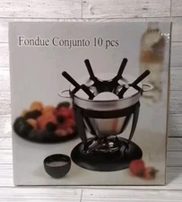 Fondue Conjunto 10 Piece New In Original Box