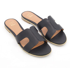 Image of NEW & GENUINE - Dune Black Sandals - Size UK 6