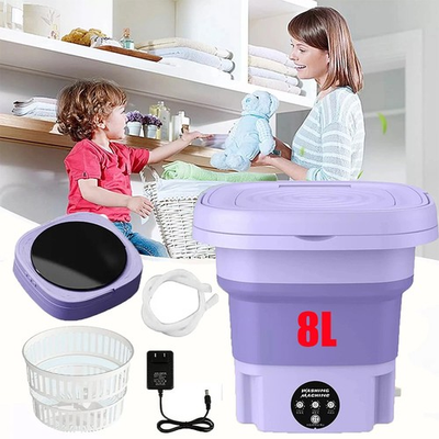 #ad Portable Washing Machine Mini Washer Foldable Washer and Spin Dryer Small Travel $23.98
