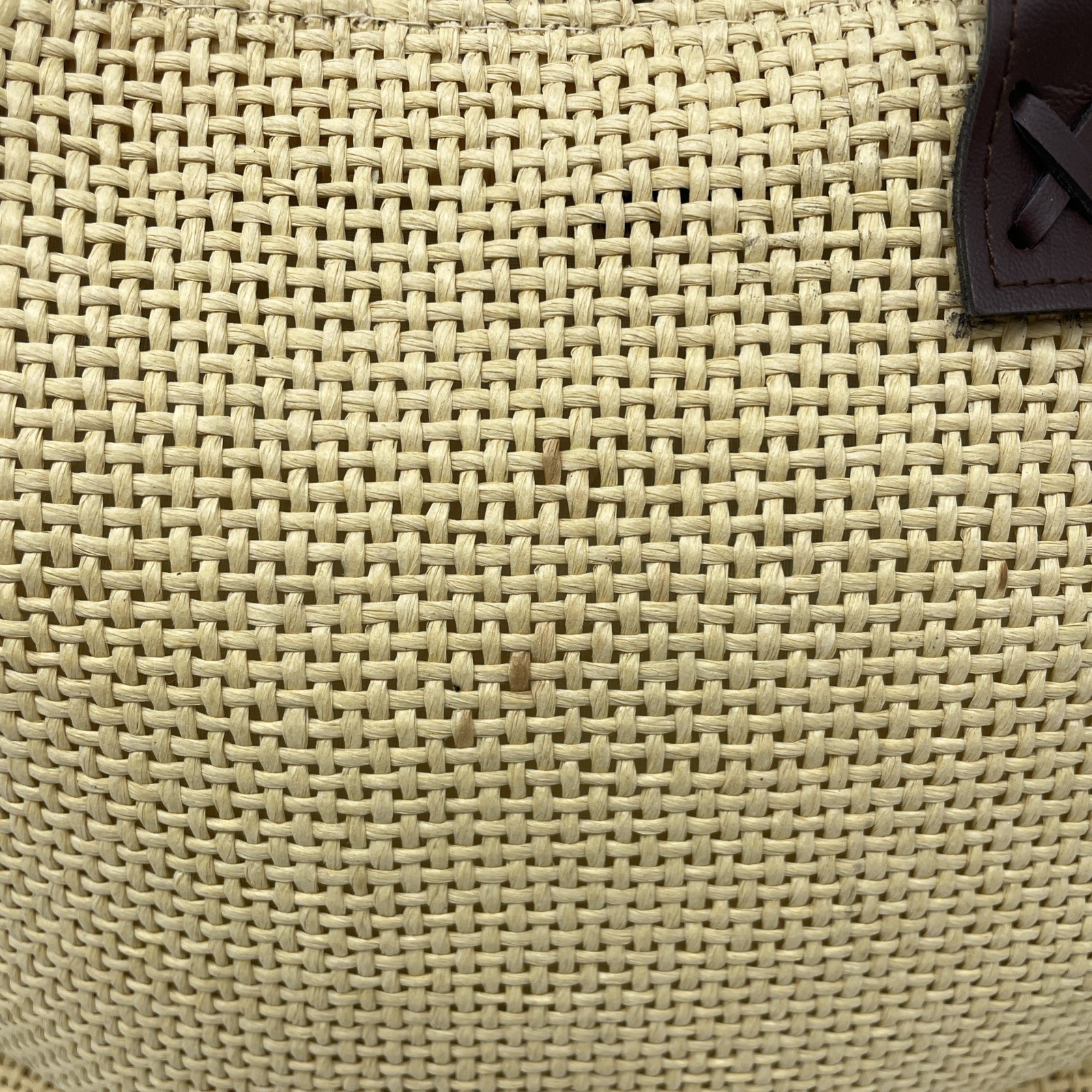 Sun N Sand Beach Tote With Wallet Straw Basket Weave Snap Bag 14” By 11” READ