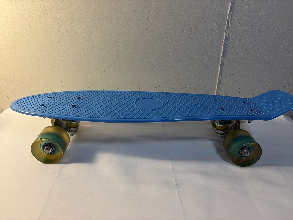 22 Skateboard Mini Cruiser Plastic Deck - Blue | eBay