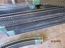 5- Aristocraft 60"  Pieces Stainless Steel G Scale Straight Track.