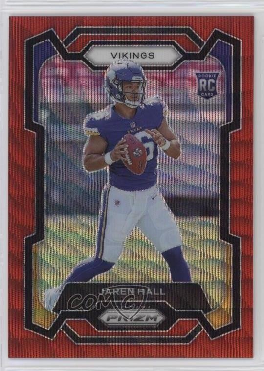 2023 Panini Prizm Rookies Red Wave Prizm 112/149 Jaren Hall #367 0if0