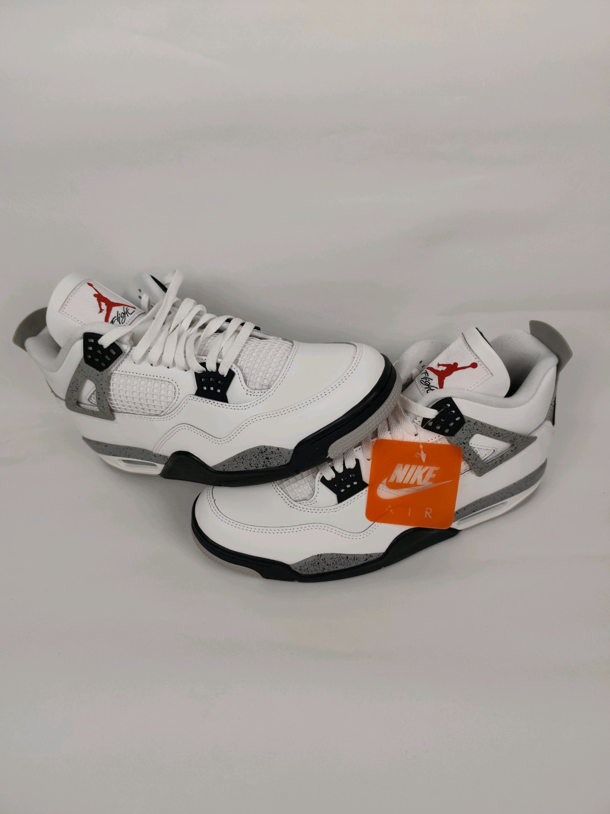 Nike Air Jordan 4 Retro "White Cement" Talla 47,5