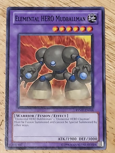 Elemental HERO Mudballman RYMP-EN018 Ra Yellow Mega Pack 1st Edition