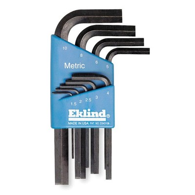 EKLIND 11509 HexKeySt, L, 1 47/64 in to 4 19/64 in 15X001
