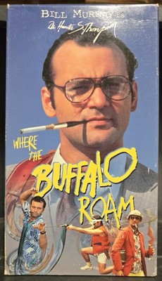 Where the Buffalo Roam Bill Murray VHS Rock & Roll Cinema