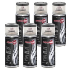 6x Bomboletta Vernice Spray Copertura Primer Lamiere Zincato Carrozzeria Ancoran