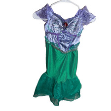 Disney Princess Ariel Mermaid Dress Costume Girl's XS 4/5 Little Mermaid