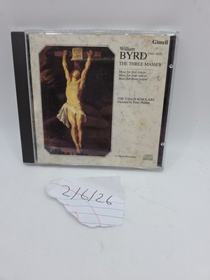William Byrd   The Three Masses CD 1984 Tallis Scholars Gimell Classical Choral
