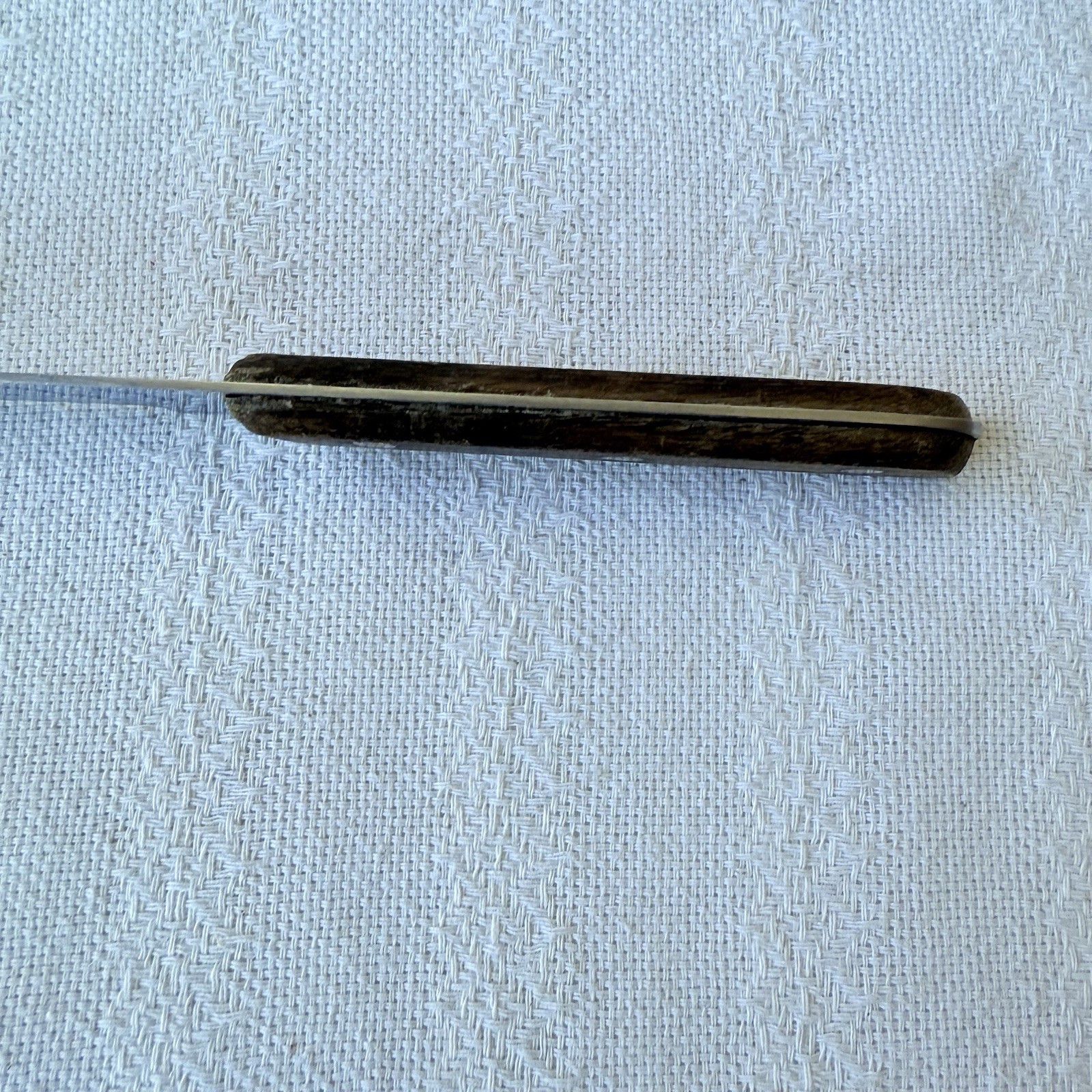 Vintage AVANTIX Stainless Steel Serrated Slicing Knife Wood Handle Japan 15”