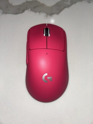 Logitech G PRO X Superlight DEX Pink Gaming Mouse Wireless Wired Lightweight