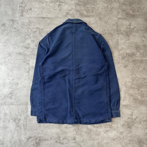 50s French Moleskin Work Jacket Vintage Men's Durable… - Gem