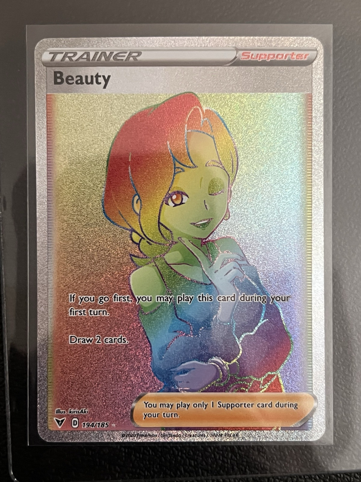 Beauty 2020 Pokemon Vivid Voltage Secret Rare #194 PSA Authenticated 10 Card