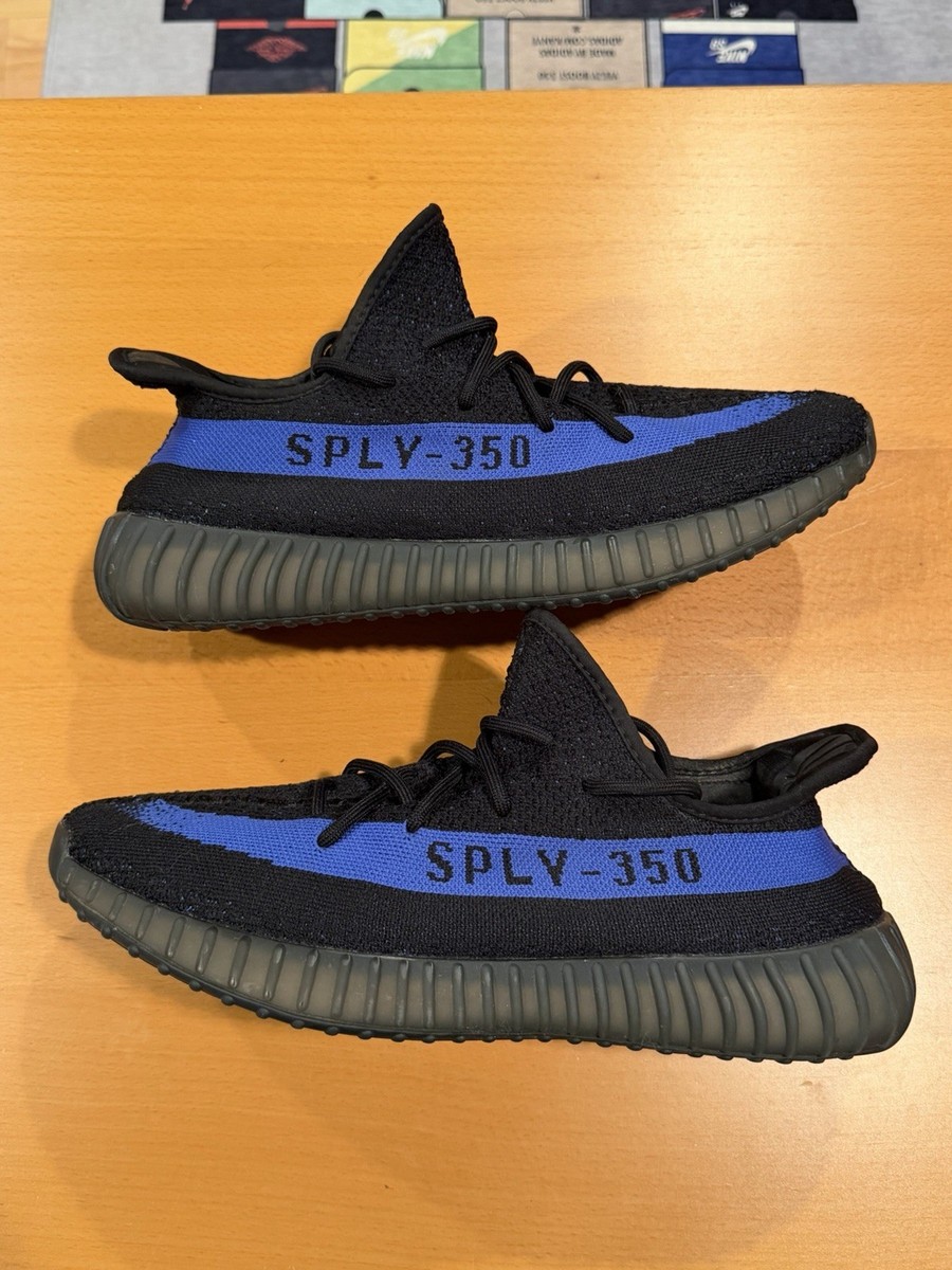 Size 12.5 - Mens adidas Yeezy Boost 350 V2 Dazzling Blue Black GY7164  Sneakers
