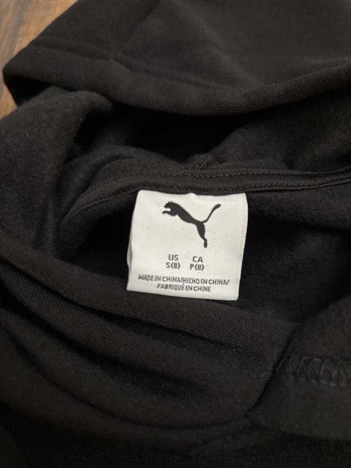 BRANDNEW PUMA Polyfleece Jacket / Coat for Boy Size 8 / Small Black - Image 3 of 3