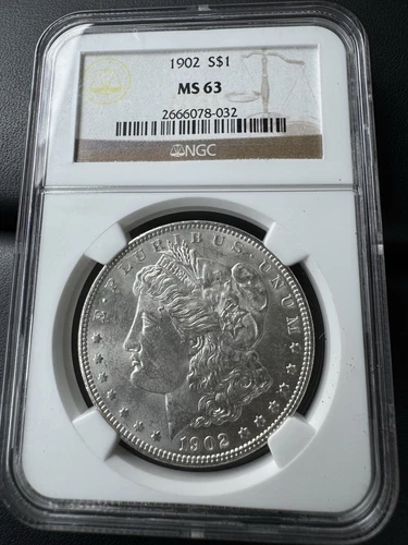 1902  morgan silver dollar MS-63 NGC Better Date
