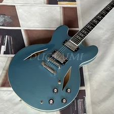 Custom Shop DG335 Pelham Blue Electric Guitar Semi-Hollow Body USA in stock