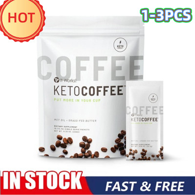 It Works Keto Coffee 15 Packets with MCT Oil New And Improved Factory Sealed