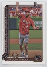 2025 Topps Series 1 2024 First Pitch Jayson Tatum #FP-5