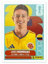 2026 Panini FIFA World Cup Sticker WHITE Base COL14 James Rodriguez Colombia