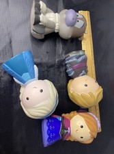 4 Disney Frozen Figures Bath Water Toys Playset 5" Elsa,Olaf,Sven Anna Lot