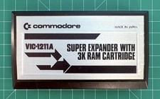 Super Expander With 3K RAM Cartridge Commodore Vic 20 VIC-1211A