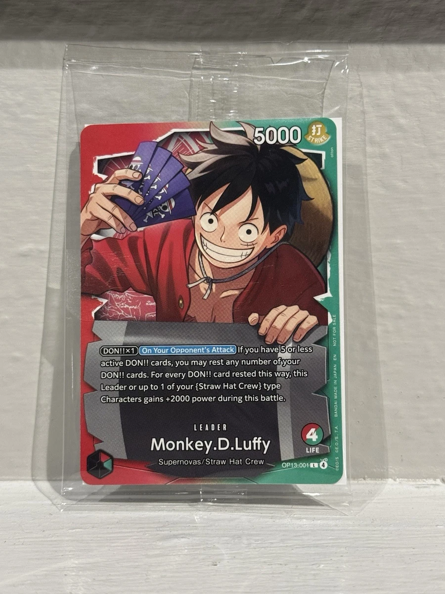 Monkey.D.Luffy-Op13-001 OP13-001 One Piece Promotion Cards for