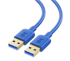 Cable Matters 2pc USB 3.0 Cable 3ft, USB A to USB A Cable/Male to Male USB Cord